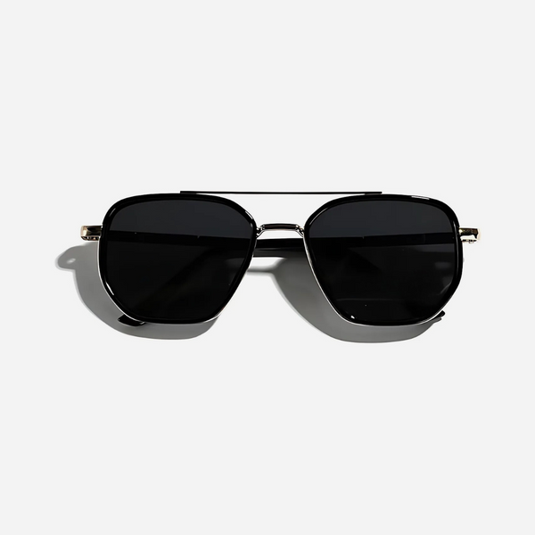 Large Black Sunglasses | Modern Square Frame Style – Glass  display picture 1